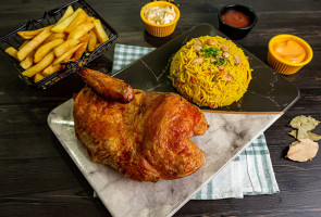 نصف فروج مشوي